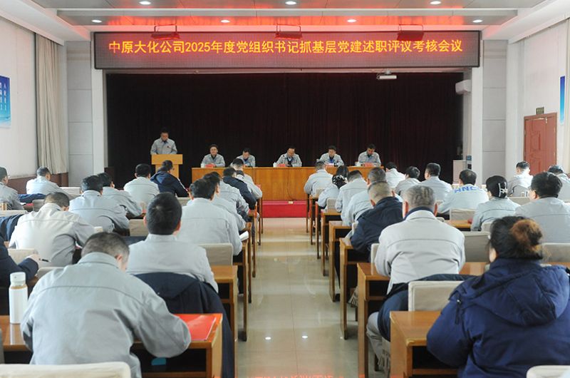 尊龙凯时人生就是搏公司党委召开2025年度党组织书记抓基层党建述职评议考核会议